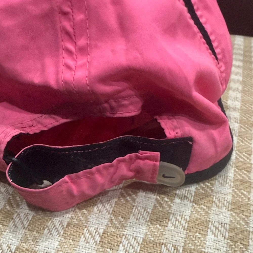 Nike Kids Pink and Black Dri-FIT Running Cap
